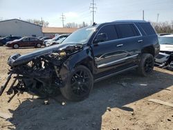 Salvage cars for sale from Copart Columbus, OH: 2017 Cadillac Escalade Platinum
