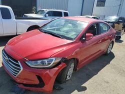 Salvage cars for sale at Vallejo, CA auction: 2017 Hyundai Elantra SE