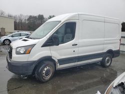 Salvage trucks for sale at Exeter, RI auction: 2019 Ford Transit T-250