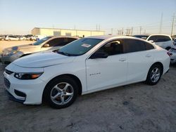 Chevrolet Malibu LS salvage cars for sale: 2016 Chevrolet Malibu LS