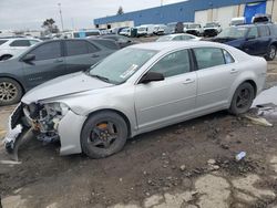 Salvage cars for sale from Copart Woodhaven, MI: 2012 Chevrolet Malibu LS