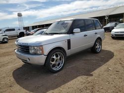 Land Rover salvage cars for sale: 2004 Land Rover Range Rover HSE