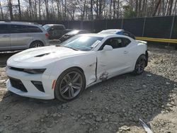 Salvage cars for sale at Waldorf, MD auction: 2017 Chevrolet Camaro SS