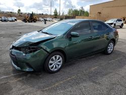 Salvage cars for sale from Copart Gaston, SC: 2014 Toyota Corolla L