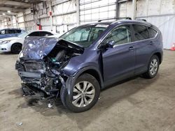 Salvage cars for sale at Woodburn, OR auction: 2014 Honda CR-V EXL