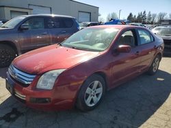 Salvage cars for sale at Woodburn, OR auction: 2007 Ford Fusion SE