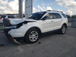 Ford Explorer xlt salvage cars for sale: 2015 Ford Explorer XLT