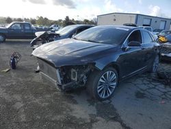 Salvage cars for sale from Copart Vallejo, CA: 2017 Lincoln MKZ Hybrid Reserve