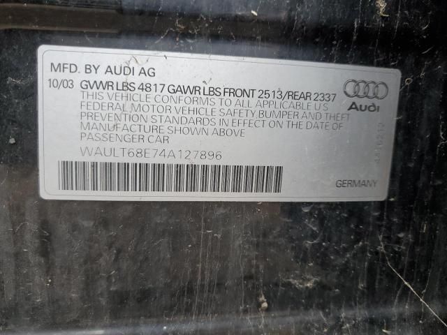 2004 Audi A4 3.0 Quattro