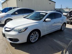 Salvage cars for sale at Haslet, TX auction: 2016 Acura ILX Base Watch Plus