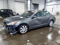Salvage cars for sale from Copart Ham Lake, MN: 2010 Honda Accord EXL
