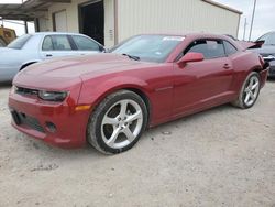 Salvage cars for sale at Temple, TX auction: 2015 Chevrolet Camaro LT