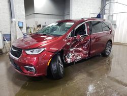 Salvage cars for sale at Ham Lake, MN auction: 2022 Chrysler Pacifica Touring L