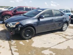 2016 Toyota Corolla L en venta en Grand Prairie, TX