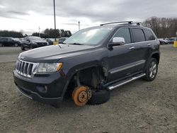 Salvage cars for sale at East Granby, CT auction: 2013 Jeep Grand Cherokee Overland