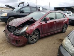 Salvage cars for sale at Colorado Springs, CO auction: 2013 Subaru Impreza Sport Premium