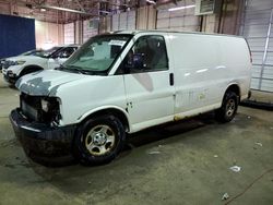 Salvage trucks for sale at Woodhaven, MI auction: 2007 Chevrolet Express G1500