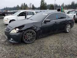 Infiniti G37 Base salvage cars for sale: 2010 Infiniti G37 Base