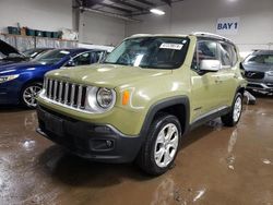 Jeep salvage cars for sale: 2015 Jeep Renegade Limited