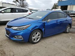 Salvage cars for sale from Copart Woodhaven, MI: 2016 Chevrolet Cruze LT