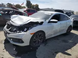 Salvage cars for sale from Copart Martinez, CA: 2021 Honda Civic Sport