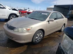 Toyota salvage cars for sale: 2004 Toyota Camry LE