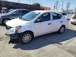 Salvage cars for sale at Wilmington, CA auction: 2015 Nissan Versa S