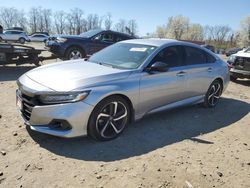 Honda Accord salvage cars for sale: 2021 Honda Accord Sport SE