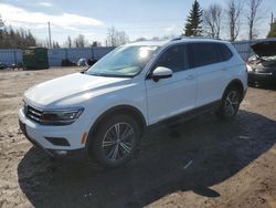 Volkswagen salvage cars for sale: 2018 Volkswagen Tiguan SEL Premium