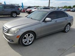 Salvage cars for sale at Grand Prairie, TX auction: 2009 Mercedes-Benz C 300 4matic