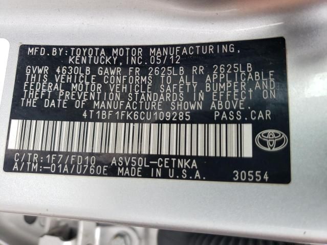 2012 Toyota Camry Base