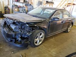 Salvage cars for sale from Copart Ham Lake, MN: 2014 Volkswagen Passat SEL