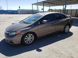 Honda salvage cars for sale: 2012 Honda Civic EX