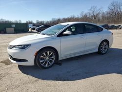 Salvage cars for sale at Ellwood City, PA auction: 2016 Chrysler 200 S