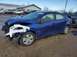 KIA Forte LX salvage cars for sale: 2017 KIA Forte LX