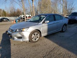 Salvage cars for sale from Copart Portland, OR: 2014 Honda Accord LX