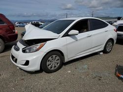 Salvage cars for sale at Vallejo, CA auction: 2016 Hyundai Accent SE
