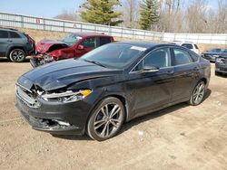 Ford Fusion salvage cars for sale: 2018 Ford Fusion TITANIUM/PLATINUM