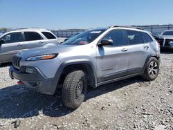 Jeep Cherokee salvage cars for sale: 2015 Jeep Cherokee Trailhawk