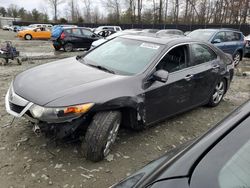 Salvage cars for sale from Copart Waldorf, MD: 2010 Acura TSX