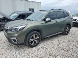 Salvage cars for sale from Copart New Braunfels, TX: 2021 Subaru Forester Touring