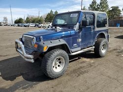 Salvage cars for sale from Copart Denver, CO: 2004 Jeep Wrangler X