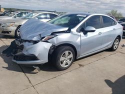 Salvage cars for sale from Copart Grand Prairie, TX: 2018 Chevrolet Cruze LS