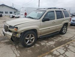 Salvage cars for sale at Pekin, IL auction: 2001 Jeep Grand Cherokee Limited