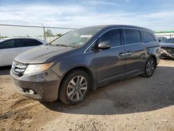 Salvage cars for sale at Houston, TX auction: 2015 Honda Odyssey Touring