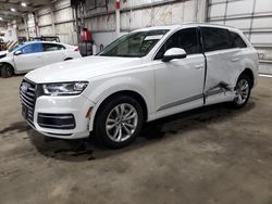 Salvage cars for sale at Woodburn, OR auction: 2018 Audi Q7 Premium Plus