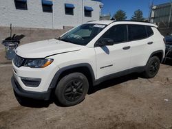Salvage cars for sale from Copart Albuquerque, NM: 2018 Jeep Compass Sport