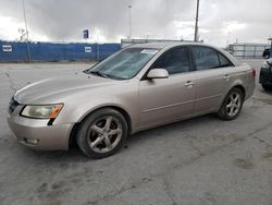 Salvage cars for sale from Copart Anthony, TX: 2006 Hyundai Sonata GLS