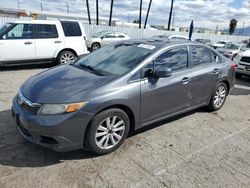 Salvage cars for sale at Van Nuys, CA auction: 2012 Honda Civic EX
