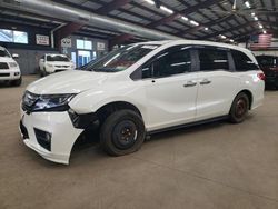 Salvage cars for sale at East Granby, CT auction: 2019 Honda Odyssey EXL